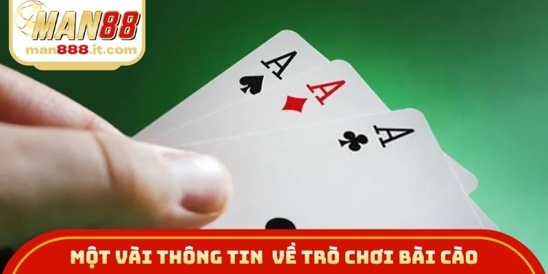 Một vài thông tin tổng quan cần nắm được về trò chơi bài cào